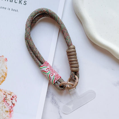 New Handwoven Universal Lanyard Mobile Phone Universal Lanyard Wrist Strap Short Rope Hand Strap Hand Rope Decorative Pendant