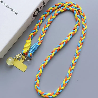 Creative Cartoon Mobile Phone Universal Lanyard Crossbody Long Rope Lanyard Rope Cartoon Decorative Pendant Accessories