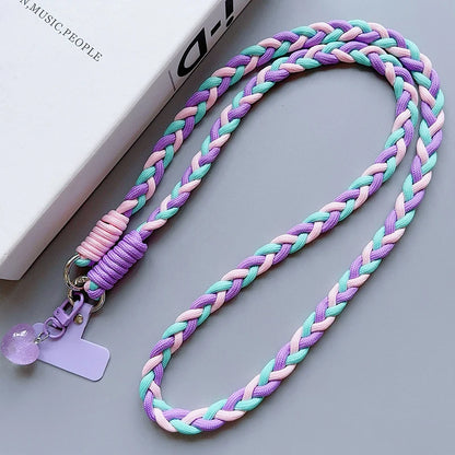 Creative Cartoon Mobile Phone Universal Lanyard Crossbody Long Rope Lanyard Rope Cartoon Decorative Pendant Accessories