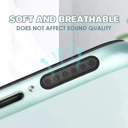 Universal Phone Dustproof Net Stickers Speaker Mesh for iPhone Samsung Anti Dust Net Sound Hole Charging Port Dust Cover Plug - covers4phones