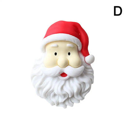 Car Air Outlet Fragrant Clips 3D Christmas Santa Claus Elk Bell Resin Aromatherapy Clip Auto Interior Decoration Accessories