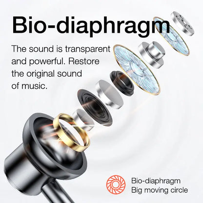 EARDECO 100 Hours Endurance Bluetooth Headphone Neckband Wireless Headphones Bass Auriculares Bluetooth Earphone with Mic Stereo