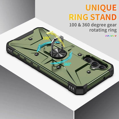 Shockproof Hard Armor Cover Case for Samsung Galaxy A14 5G A54 A34 A73 A53 A33 A23 A13 A52 A52S S23 Ultra S22 Plus S21 FE Cover