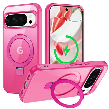 Magnetic For Google Pixel 10 Pro XL Pixel 10 9 Pro Case [Compatible With Magnetic] With Stand, Drop Protection] Shockproof Cover