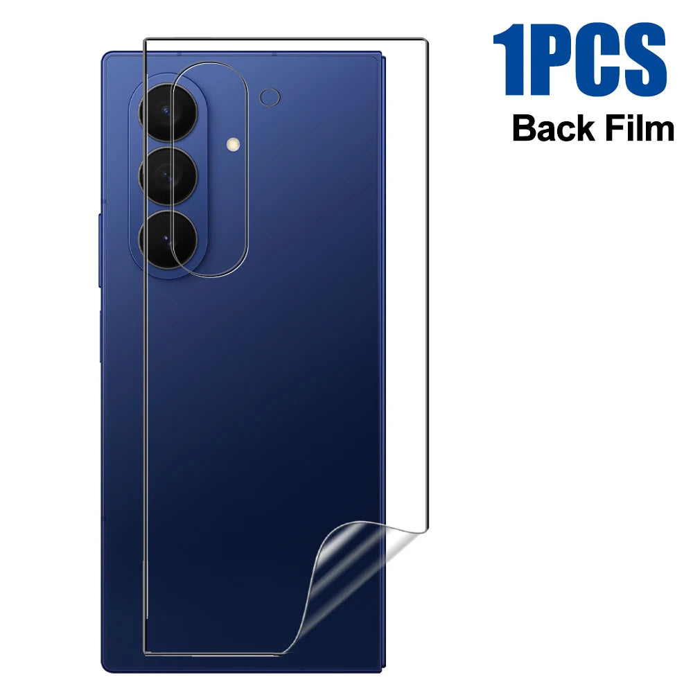 Flexible Hydrogel Film for Samsung Galaxy Z Fold 7 HD Clear Front Back Full Cover Screen Protectors for Samsung Galaxy Z Fold 7
