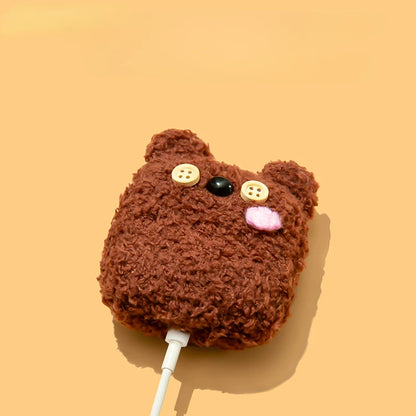 Rabbit Plush Case for AirPods 4 Airpod 1 2 3 Pro Pro2 Bluetooth Earbuds Charging Box Protective Earphone Case Cover
