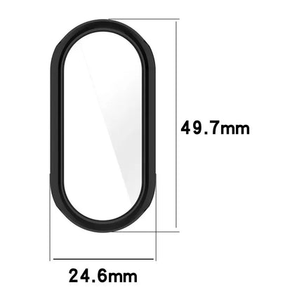 Full Cover Case For Xiaomi Mi Band 9 8 Screen Protec Mi Band9 8 NFC Screen Protector Protective Case Watch CaseFor Mi band8 9 - covers4phones