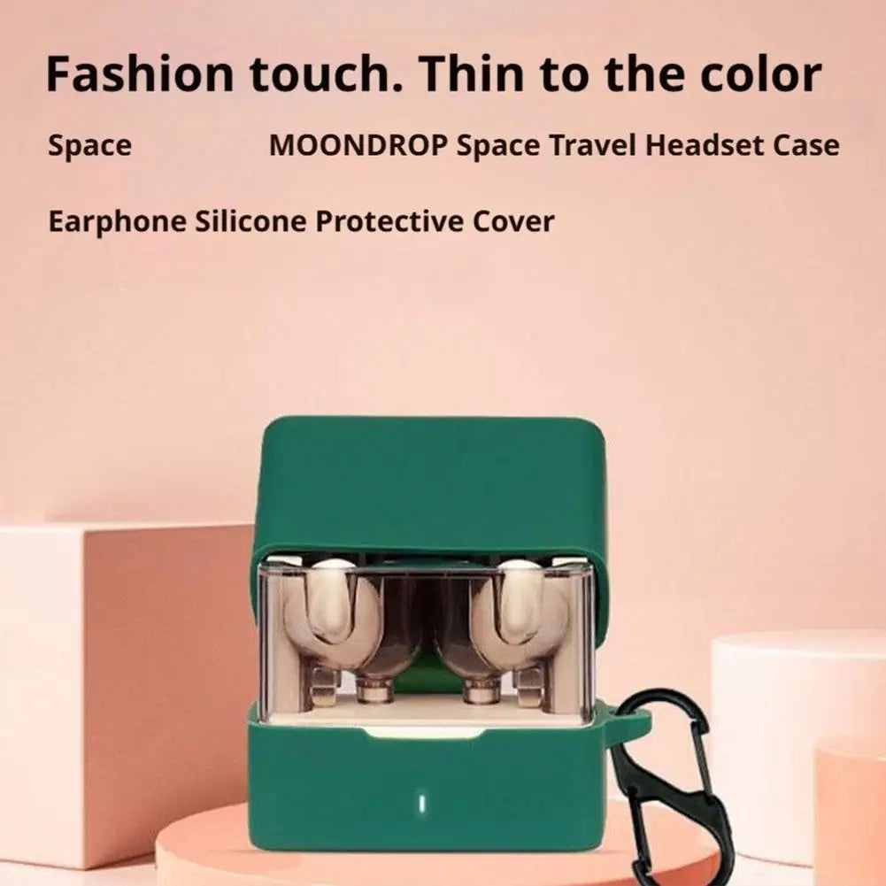 For MOONDROP Space Travel 2 Silicone Protective Case 2025 New Shockproof Earphone Cover for MOONDROP Protectors