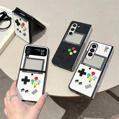 Cute Creative Game Case for Samsung Z Flip 6 5 4 Luxury Coque for Samsung Galaxy Fold Z Flip 6 3 4 5 flip5 flip4 flip6 Cover
