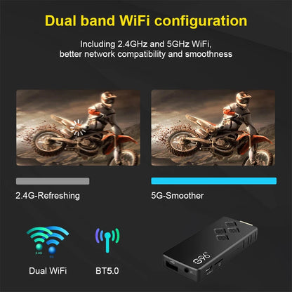 G96 Tv stick Q2 Android13 Smart TV Stick Netflix IATV 4K HDR10+ Dual 2.4G5GWifi Youtube Streaming Media player