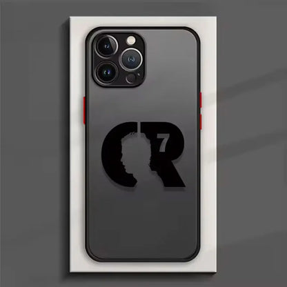 Famous Football Star Cristiano Ronaldo Number 7 Jersey For iPhone Case 16 15 14 13 12 11 Pro XR XS Max 7 8 Plus Phone Y2K Cover
