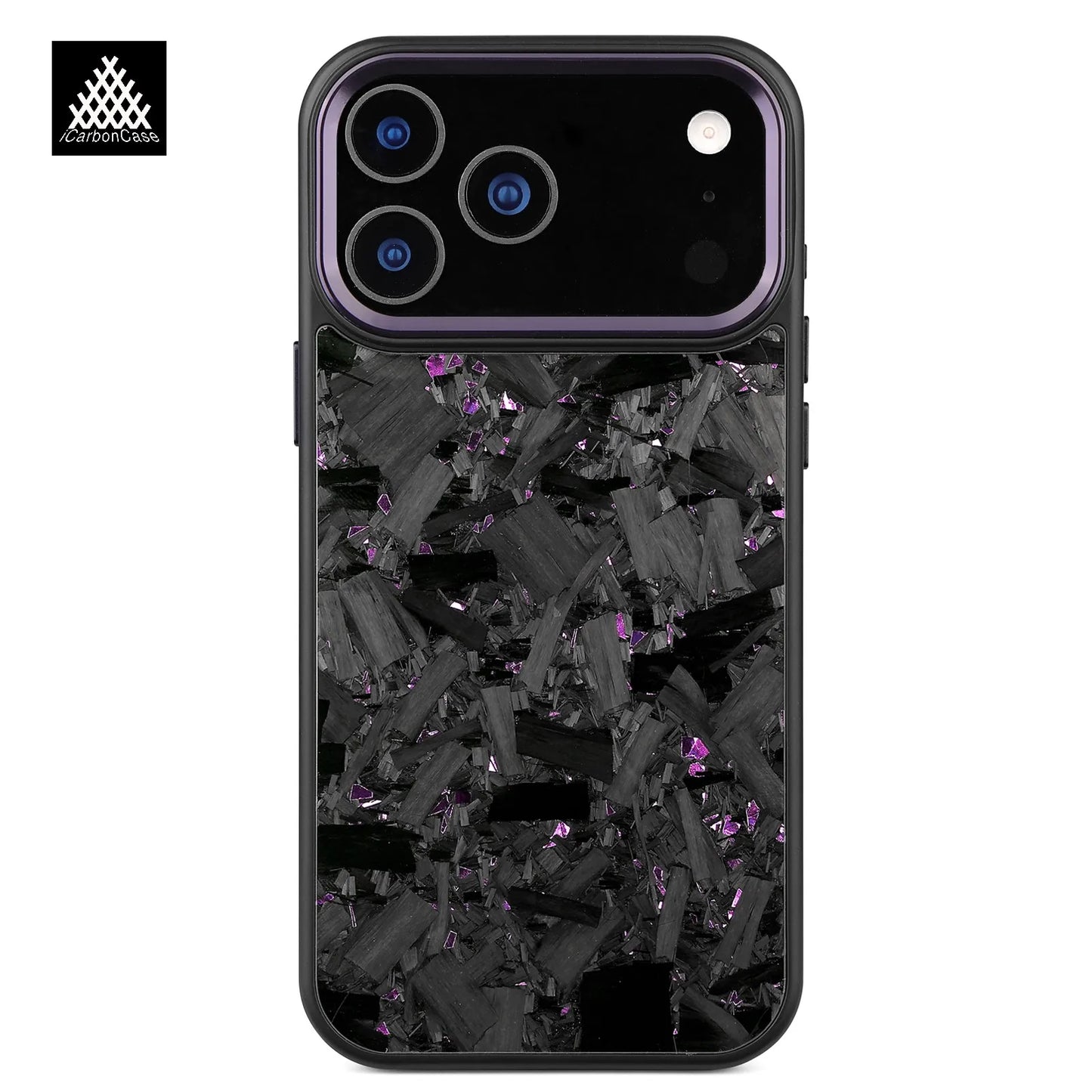 Forged Carbon Fiber Case for iPhone 17 17Air 17Pro 17 Pro Max with Magsafe and Metal Camera Lens /Buttons Anti-drop Phone Cover