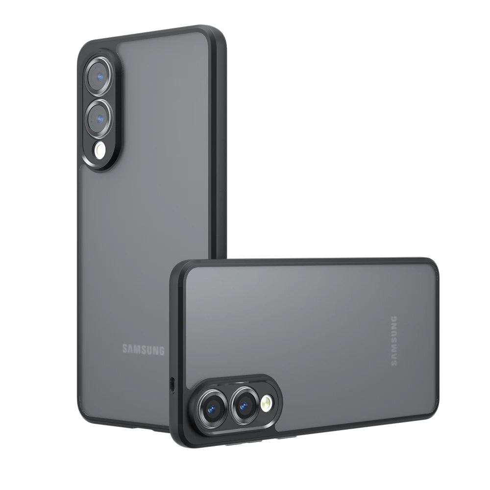 For Samsung S25 Edge Case Matte Clear Skin Feel Case for Galaxy S25 S24 S23 S22 Plus FE Ultra Camera Protector Shockproof Cover