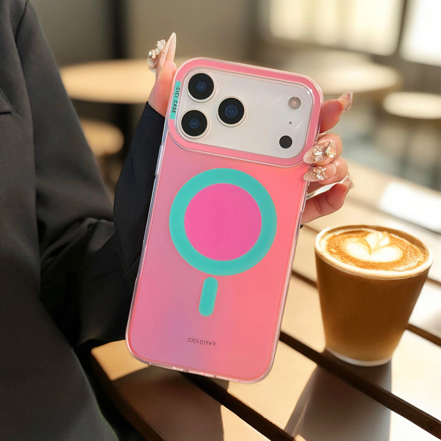 Luxury Fashion Matte Color Changing Magsafe Phone Cases for iPhone 17 Air 16 15 Pro Max 14 13 Magnetic Wireless Charge Cover