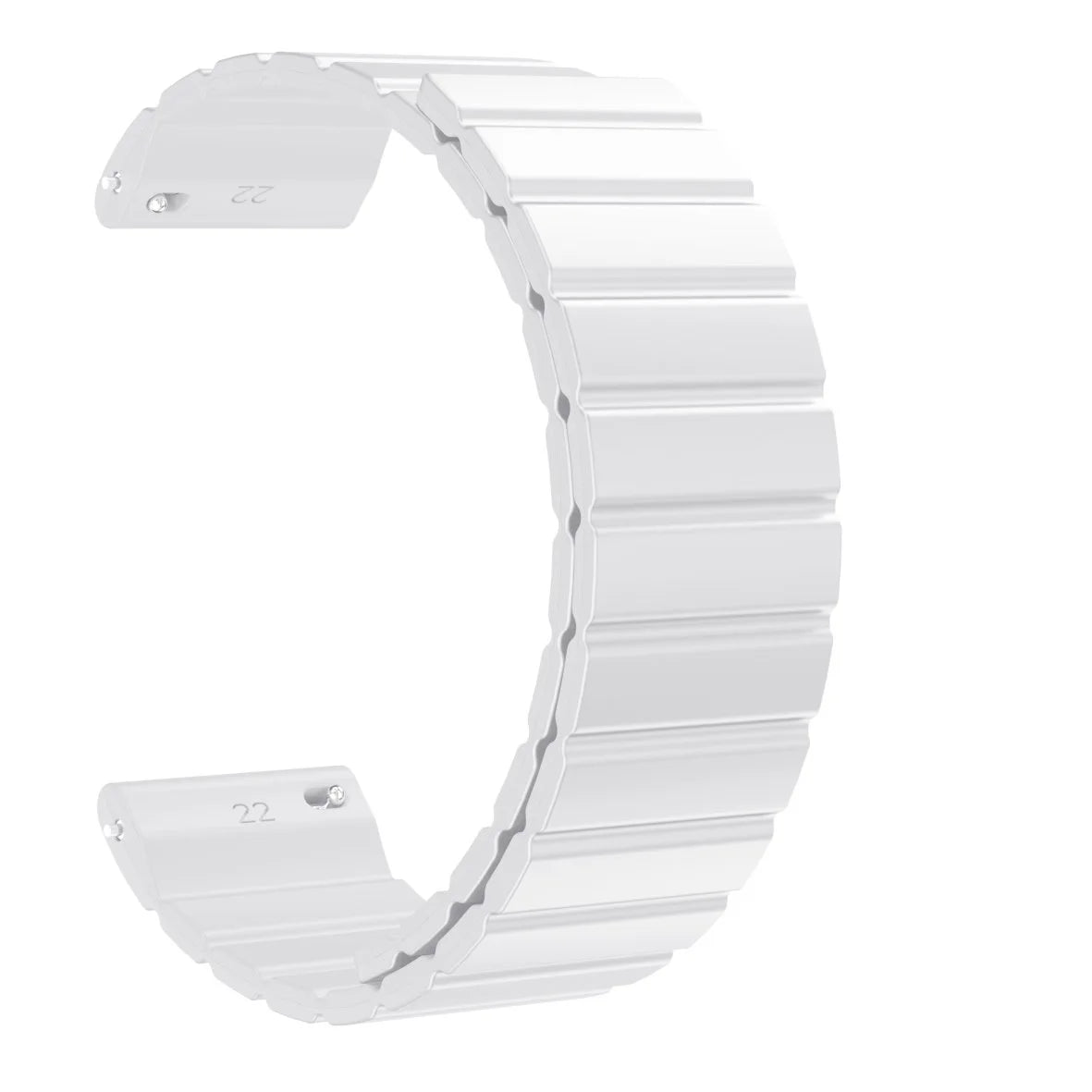 16mm 18mm 20mm 22mm Silicone Magnetic Rubber Watch Strap Band For Smart Sport Watch Connected Bracelet Man Watchband Watchstrap