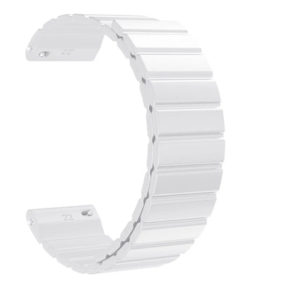 16mm 18mm 20mm 22mm Silicone Magnetic Rubber Watch Strap Band For Smart Sport Watch Connected Bracelet Man Watchband Watchstrap