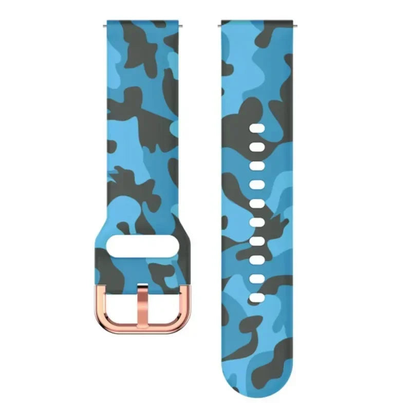18mm 20MM 22mm band For Redmi Watch 5 lite/ Xiaomi Mi Watch 5 Active Wristband Printed Silicone Bracelet Sport strap Accessories