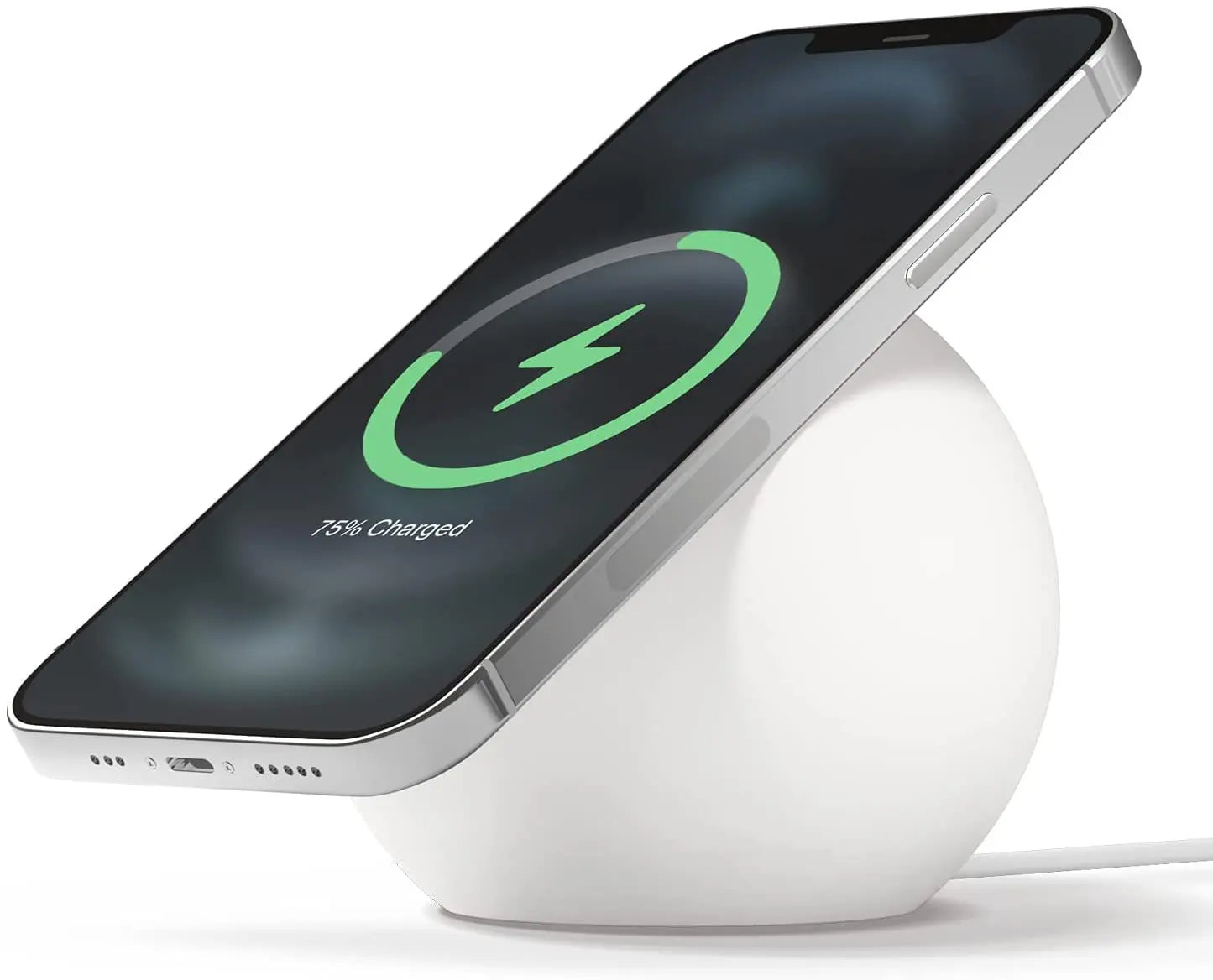For Magsafe Stand for Apple Mobile Phone Magnetic Wireless Charging Stand Desktop Round Charging Base Silicone