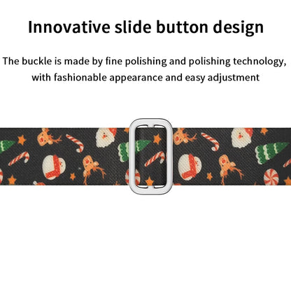 Christmas strap for Apple Watch Bands for 40mm 41mm 42mm 44mm 45/ 46mm Elastic Replacement Band for iWatch Series 11 10 9 8 SE