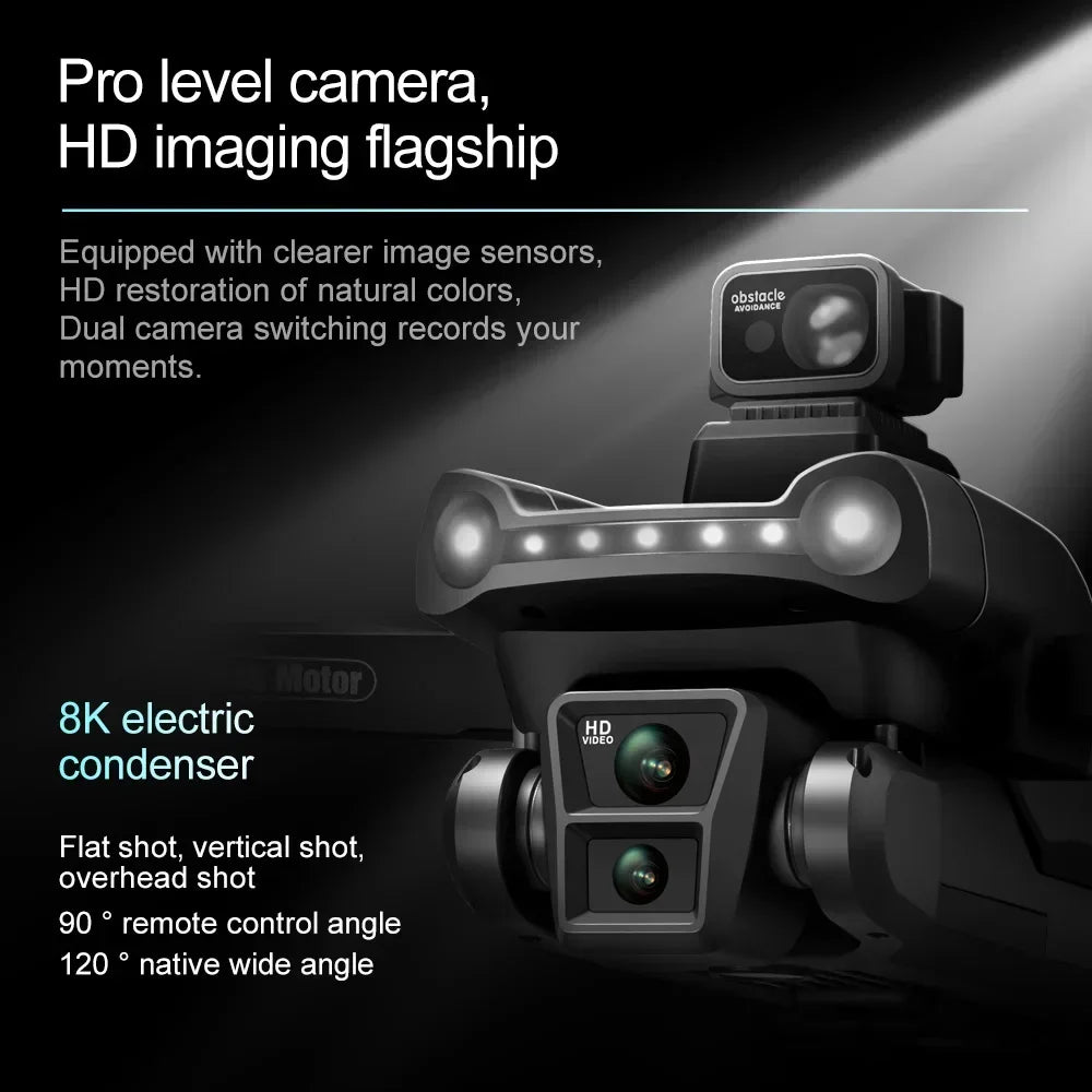 Original V198GPS Drone 4K Profesional FPV Brushless Laser obstacle avoidance Aerial Optical Foldable Quadcopter Mini 8K Dron