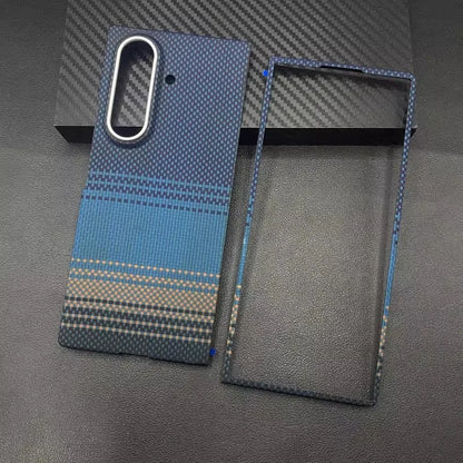 Real Pure Carbon Fiber Cover For SAMSUNG Galaxy Z Fold 7 Case Aramid Fiber Ultra Thin CoverCentral hinge protection for Magsafe