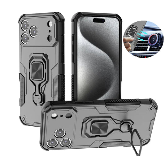Armor Funda For iphone 17 Pro Max Case Camera Lens Protect Ring Holder Cover For iphone17 Air Shockproof Coque