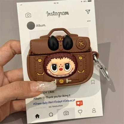 New Airpods Briefcase Keychain Headphone Case Silicone Anti Drop Apple Airpods 4Th 3/2/1 Airpods Pro/pro2 Holiday Gift