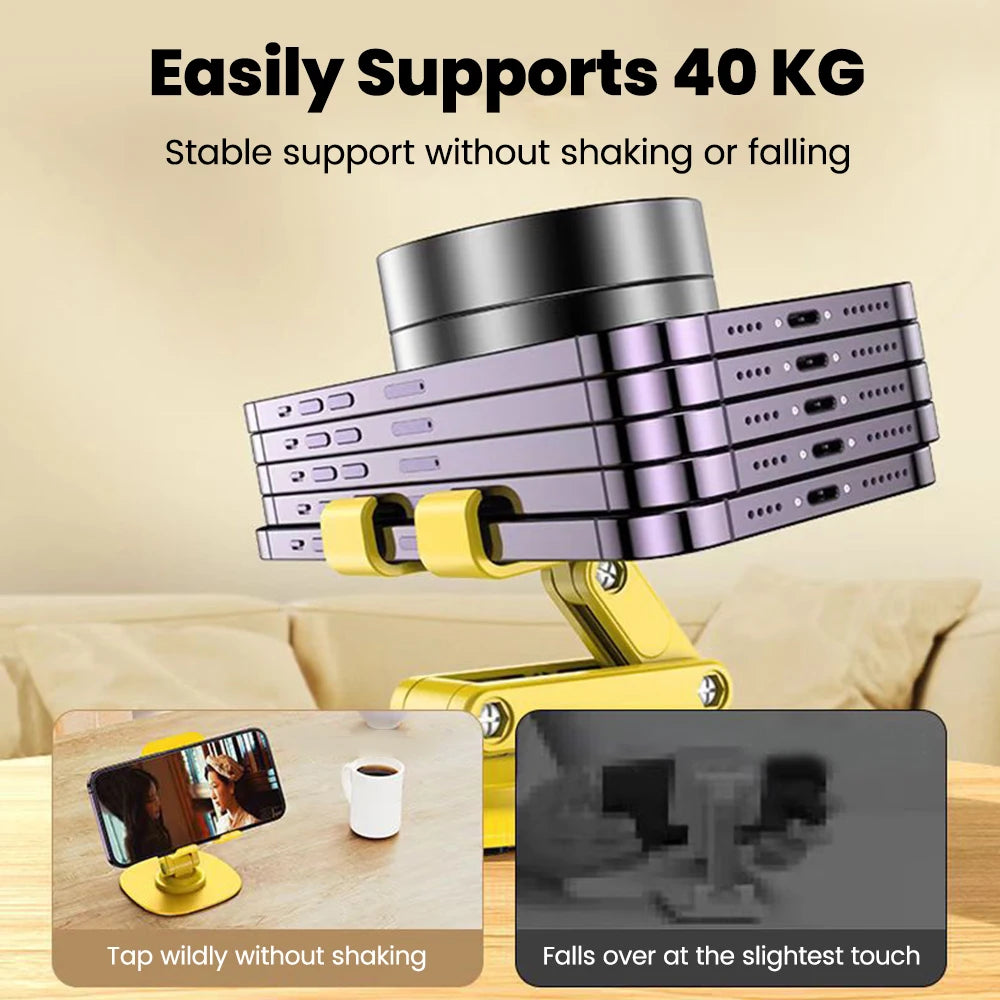 360° Rotating Foldable Desktop Mobile Phone Holder Foldable Lazy Universal Tablet Portable Mobile Support Stand For IPhone 16