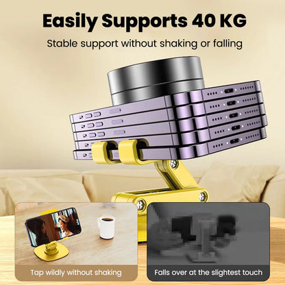 360° Rotating Foldable Desktop Mobile Phone Holder Foldable Lazy Universal Tablet Portable Mobile Support Stand For IPhone 16