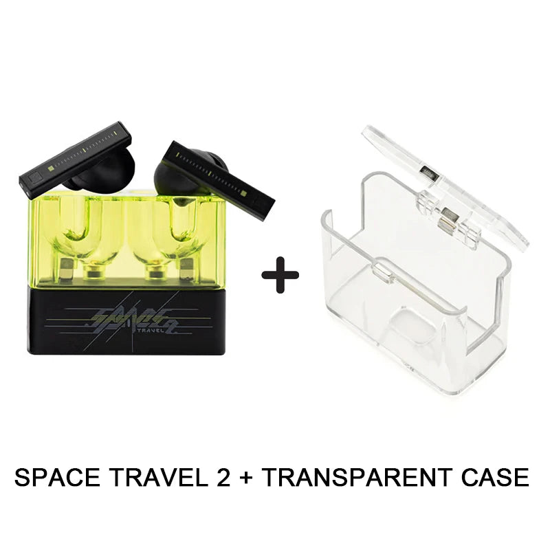 MOONDROP Space Travel 2 earphone HiFi Noise-Canceling TWS wiress Bluetooth 6.0 ANC Low-latency Game Mode SBC/AAC gaming headset