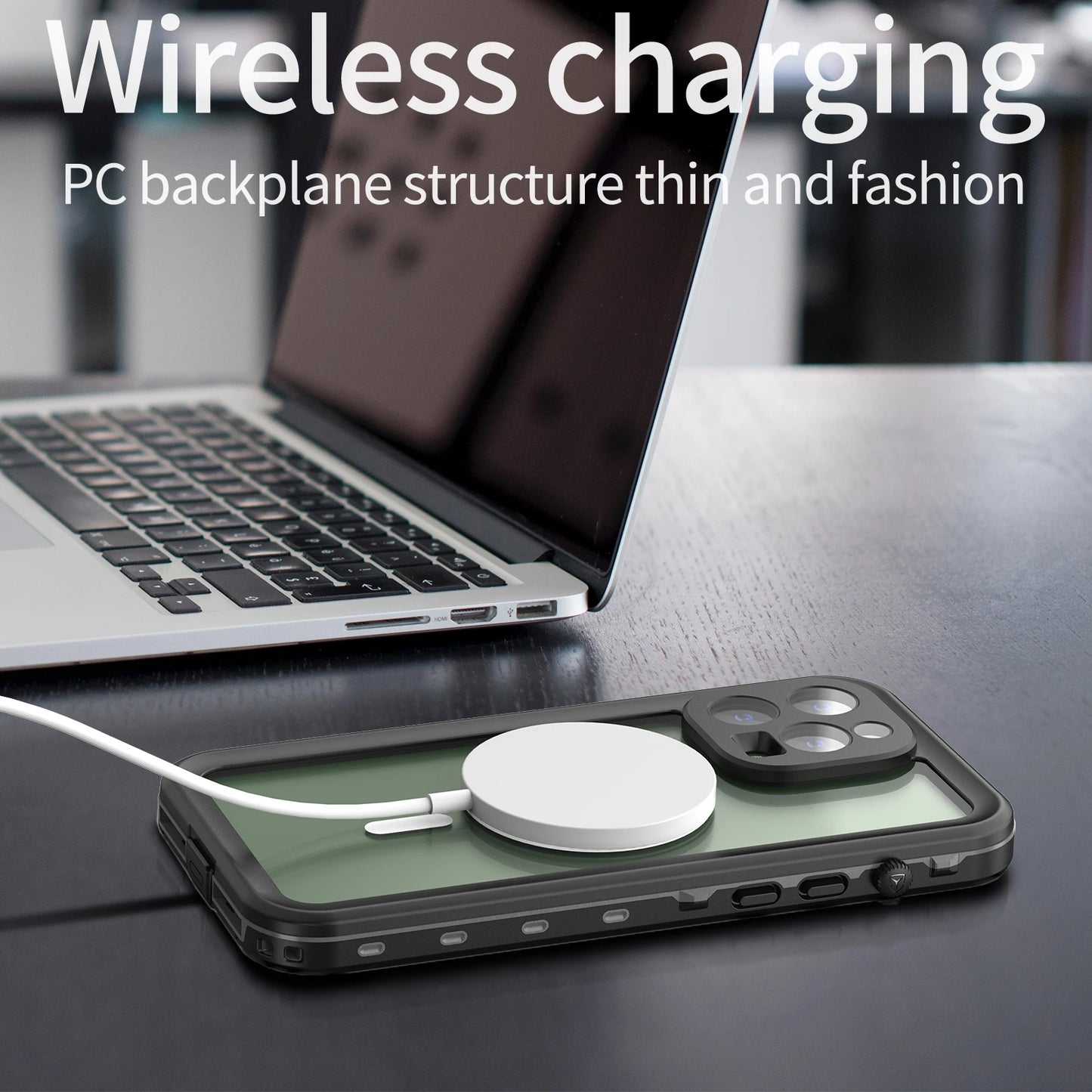 shellbox-hot sale magnetic shockproof dustproof IP68 professional waterproof phone case for iphone16promax/15/14/13