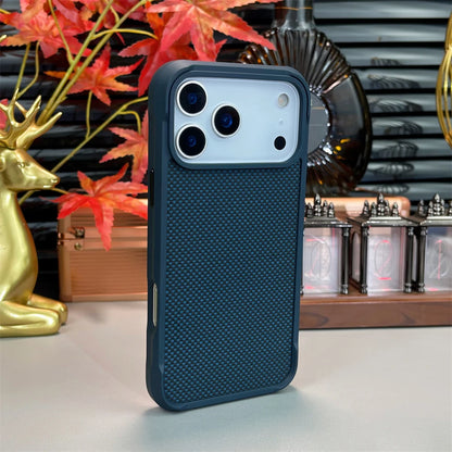 Armor Built-in Magnetic Carbon Fiber Matte Case for iPhone 17 Air 16 15 14 Pro Max for Magsafe Shockproof Bumper Frosted Cover