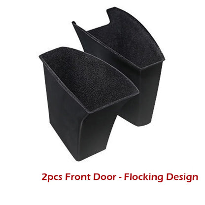 Door Side Storage Box for Tesla Model 3 2017-2023/ Model Y 2020-2024 Armrest Phone Container Door Organizer Handle Pocket Tray