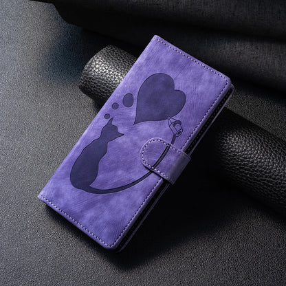 Funda S24 Flip Case for Samsung Galaxy S24 S25 Plus S23 Ultra S22 S21 S20 FE Cases Cute Cat Butterfly Leather Wallet Back Cover