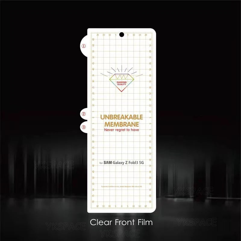 Front Back Soft Hydrogel Matte Film For Samsung Galaxy Z Fold 2 3 4 5 6 SE W21 W22 W23 W24 W25 Clear Frosted Screen Protector