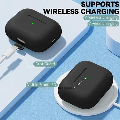 AirPods Pro Case Cover with Cleaner Kit Soft Silicone Protective Case for Apple AirPod Pro 2nd 1st Generation Case for Women Men
