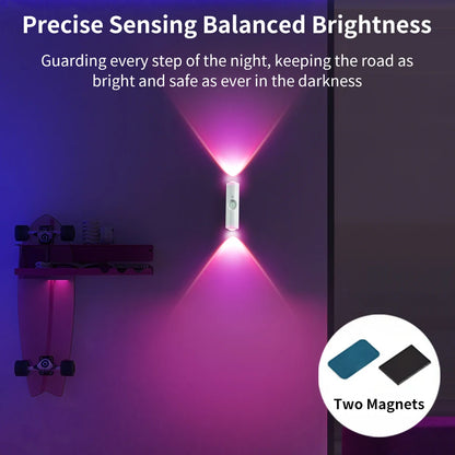 LED Cabinet Lights Motion Sensor Ambient Light Magnetic RGB Rechargeable Wall Sunset Lamp Hallway Stairs Kitchen Night Light