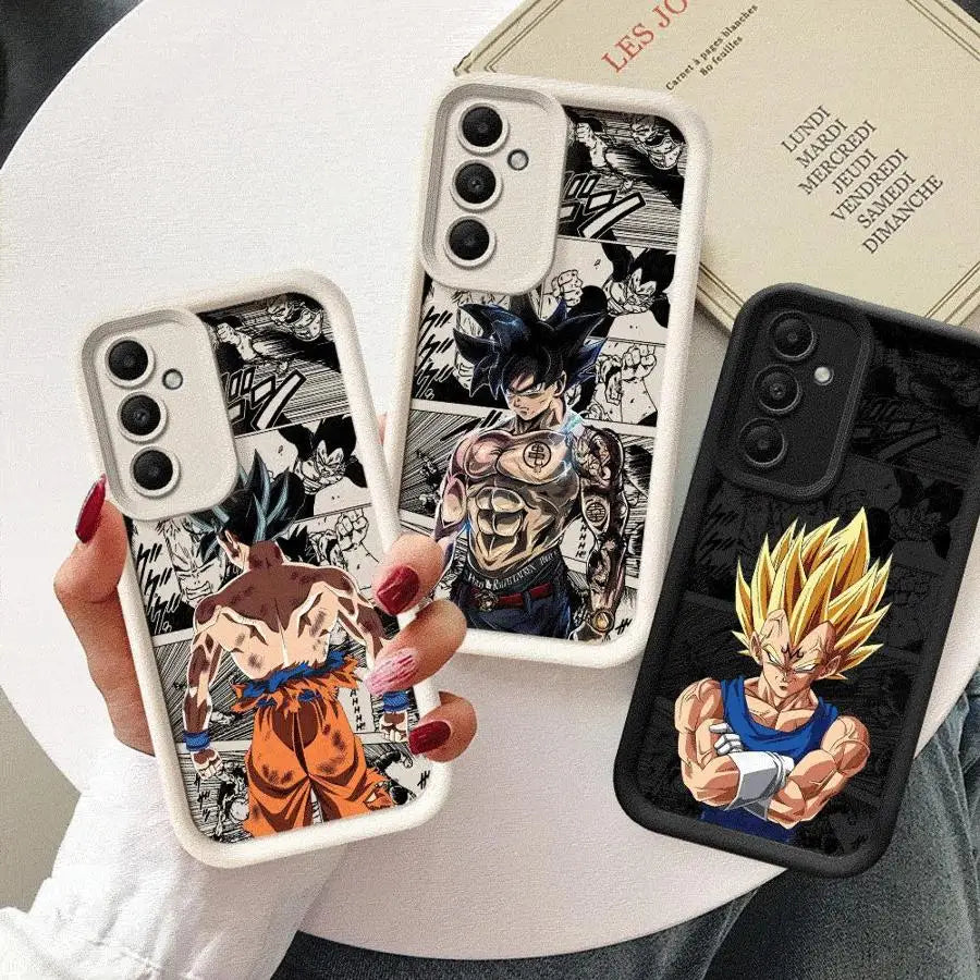 Dragons Balls Phone Case for Samsung Galaxy A15 A72 A52 4G 5G A25 A35 A55 A51 A73 A52s A53 A54 5G A71 4G