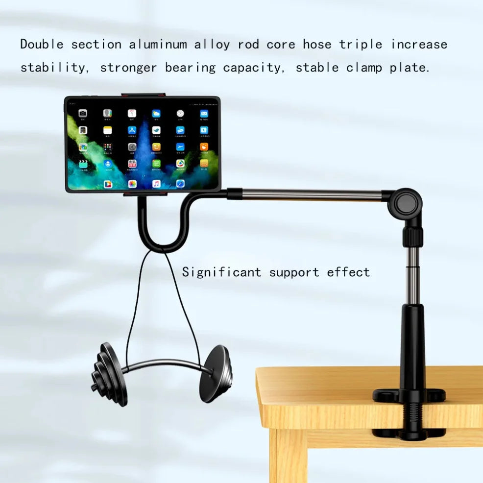 Hot Portable 360 Clip Mobile Phone Holder Stand Flexible Lazy Bed Desktop Bracket Smartphones Desk Bed Mount Stand Base Support