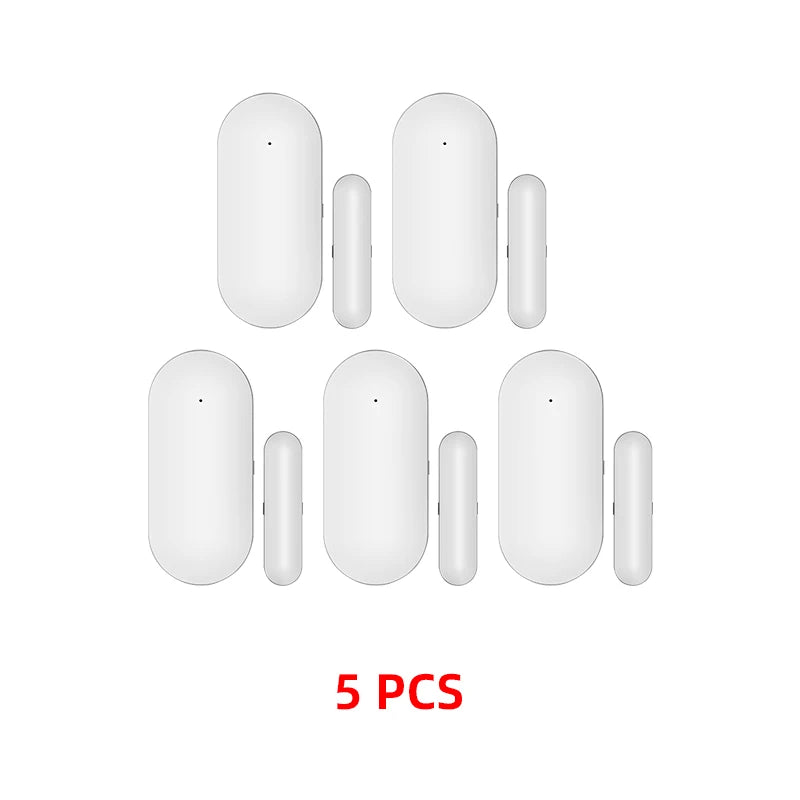 Hot Sale Wireless Magnetic Door & Window Sensor EV1527 Coding Mode RF 433MHz for Home Security Alarm System Burglar Alarm Kits