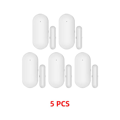 Hot Sale Wireless Magnetic Door & Window Sensor EV1527 Coding Mode RF 433MHz for Home Security Alarm System Burglar Alarm Kits