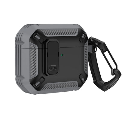 Luxury Switch Earphone Case For Airpods 4 Pro 2 3 Case Shockproof Cover For Apple AirPods Pro 2 3 1 Cases Accessories Keychain