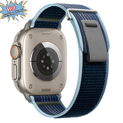 Trail Loop Strap For Apple Watch Ultra 2 49mm Series 9 8 7 45mm 41mm Sports Nylon Wristband For iWatch 6 5 4 3 SE 44mm 40mm 42mm