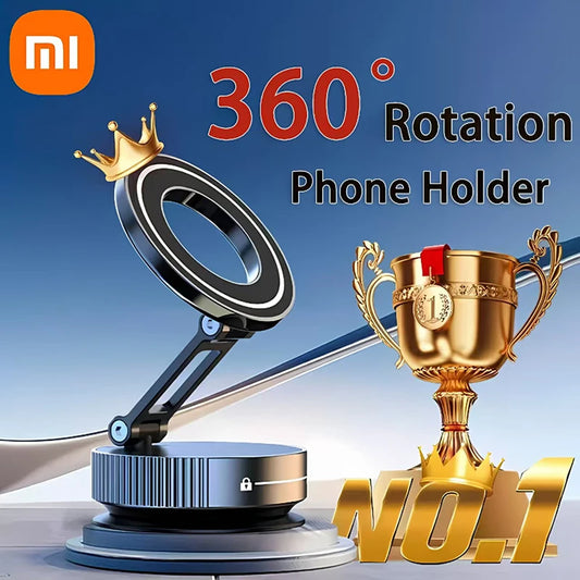 Xiaomi Vacuum Magnetic Car Phone Holder 360 ° Adjustable Suction Cup Phone Holder Magnetic Phone Holder Pocket Sized Foldable