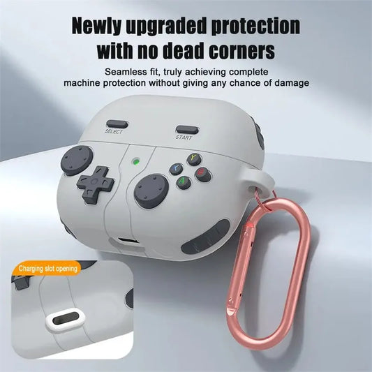 For Samsung Galaxy Buds 3 Buds 3Pro Case 3D Cartoon Game Consol Earphone Accessories For Samsung Galaxy Cover With Hook