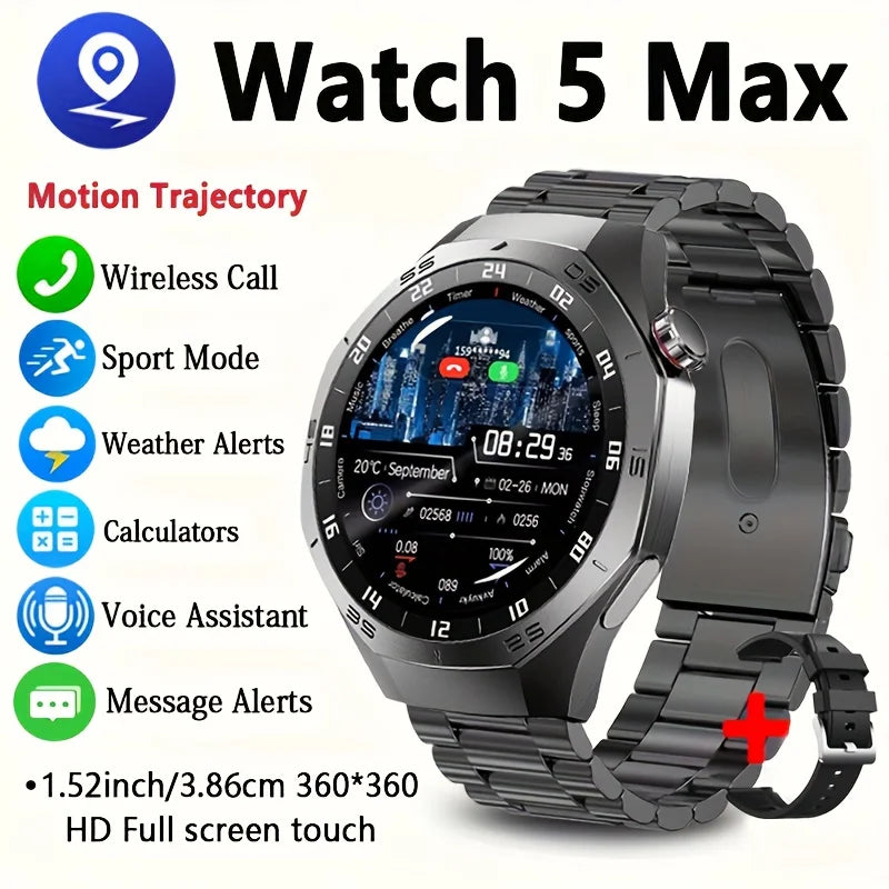 LAXASFIT Smartwatch Bluetooth Calling Fitness Tracking Music Playback Health Monitoring Men and Women 2025 New Smartwatch
