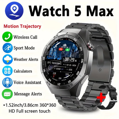 LAXASFIT Smartwatch Bluetooth Calling Fitness Tracking Music Playback Health Monitoring Men and Women 2025 New Smartwatch