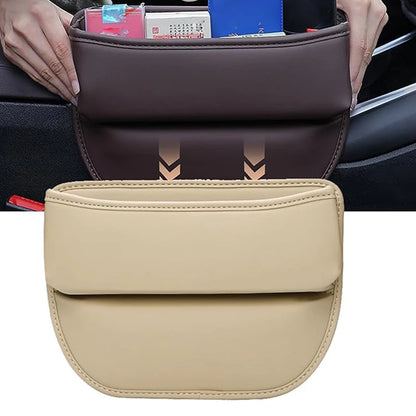 Leather Car Seat Gap Organizer Multifunctional Vehicle Storage Box Creative Interior Decoration Carriage Gap Placement Box