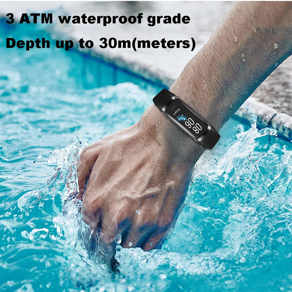 AMOLED Smartwatch Body Temperature Monitor Fitness Clock Sports 3ATM Waterproof Men Smart Watch Band for Women IOS Xiaomi 2025