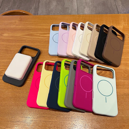 Original Liquid Silicone For Magsafe Magnetic Case For iPhone 17 Air 16 15 14 13 12 Pro Max  Plus Wireless Charging Soft Cover